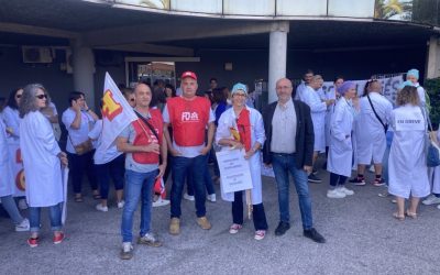 L’équipe FO La Salvetat en soutien des salariés de la Polyclinique Sainte Thérèse à Sète