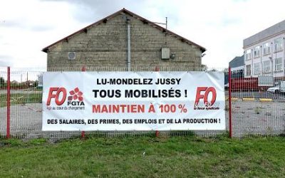 Mobilisation gagnante pour FO chez Mondelez