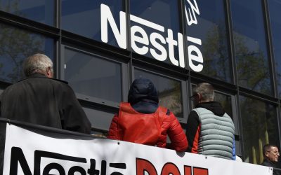 Buitoni : manifestation devant le siège du groupe Nestlé !
